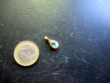 Anhänger, Apatit, grün, Sterlingsilber, vergoldet, Schmuck, Unisex