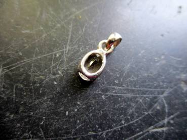 Preview: Anhänger, SterlingSilber, Bergkristall, facettiert, zierlich, Schmuck, Frauen, Mädchen