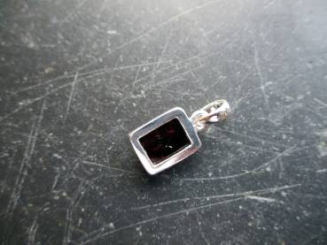 Preview: Anhänger, Sterlingsilber, teilweise vergoldet, Granat, rot, Schmuck, Frauen