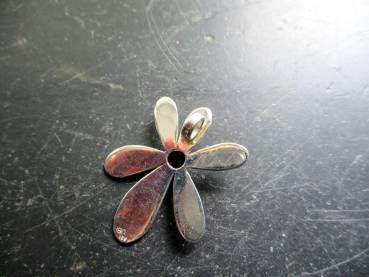 Anhänger, Silber, Granat, Gänseblume, Schmuck, Frauen