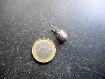 Anhänger, SterlingSilber, Rubin, roh, natur, dunkelrot, Schmuck, Unisex