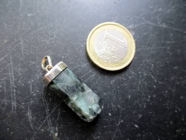 Preview: Anhänger, Sterlingsilber, Silber, Smaragd, grün, Männer, Schmuck, Smaragd Anhänger