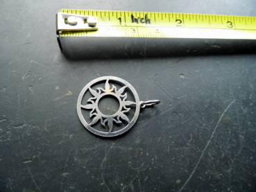 Preview: Anhänger, Sterlingsilber, Silber, Sonne, filigran, klein, Freude, Schmuck