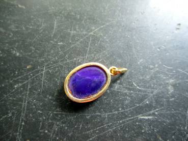 Preview: Anhänger, Gold, 750, Sugelith, lila, oval, Schmuck, Frauen