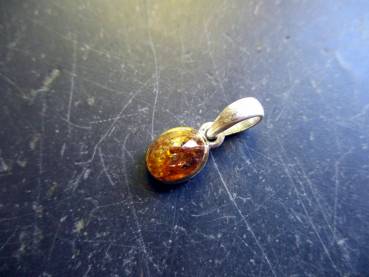 Anhänger, Sterlingsilber, vergoldet,Turmalin, hellrosa, zierlich, Schmuck, Frauen