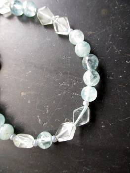 Preview: Aquamarin, Kette, hellgrün, Sterlingsilber, Schmuck, Frauen