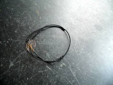 Preview: Armband, Symbolarmband, Sterlingsilber, Baum des Lebens, Gummi, verstellbar, Frauen, Mädchen