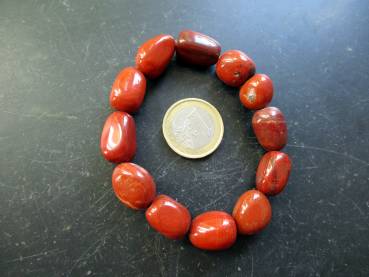 Preview: Armband, Jasspis, rot,   Männer, Schmuck, Widder