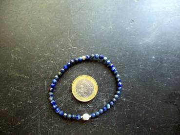 Preview: Armband, Symbolarmband, Lapislazuli, Schnecke, Silber, Unisex