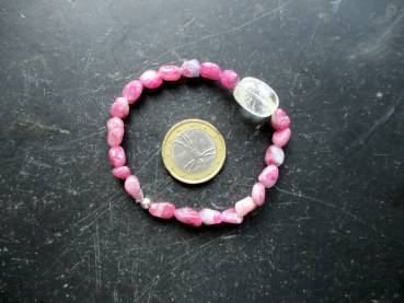 Preview: Armband, Rubin, Kugel, Bergkristall,  Schmuck, Frauen