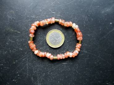 Preview: Armband, Sonnenstein, Nuggets,  Silber, vergoldet, Schmuck