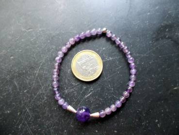 Preview: Armband, Amethyst, Sterlingsilber, Kegel, lila, Schmuck, Frauen