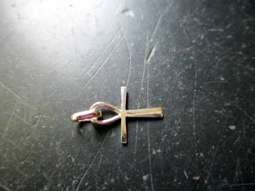 Preview: Anhänger, Kreuz, Atlantiskreuz, Ankh, Sterlingsilber, mini, Schutz