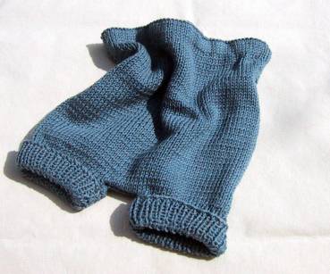 Preview: Baby Hose, Hose, Strickhose, blau, Baumwolle, Kaschmir, Baby, Höschen