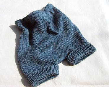 Baby Hose, Hose, Strickhose, blau, Baumwolle, Kaschmir, Baby, Höschen