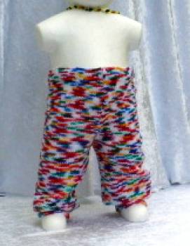 Preview: Baby Hose, Hose, Strickhose,bunt, Wolle, Kombi Mode