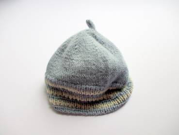 Baby Mütze, Haube, Mütze, Mützchen, blau, Junge, Mädchen, Puppen, Wolle