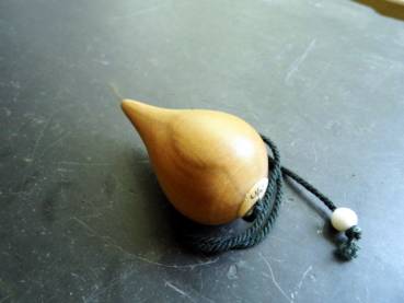 Preview: Baj Pendel, Spitzpendel, Holzpendel, Pyramide, Mangan, Therapie Pendel, Energie Pendel