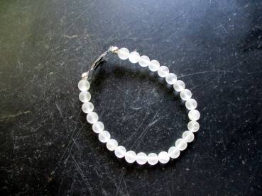 Preview: Armband, Bergkristall, Silber,  Edelweiß, Symbolarmband, Dirndl, Tracht