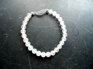 Preview: Armband, Bergkristall, Flügel, Silber, Braut, Schmuck, Hochzeit