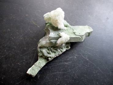 Preview: Bergkristall, Bergkristall mit Chlorit, grün, Phantomquarz, Deko