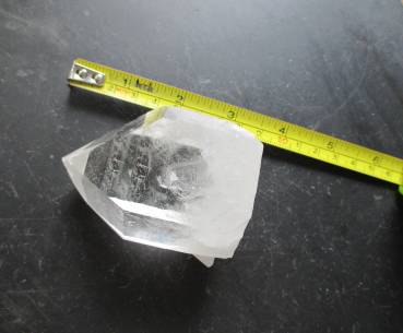 Preview: Bergkristall Spitze, natülich, klar, Deko, Meditation, Reiki