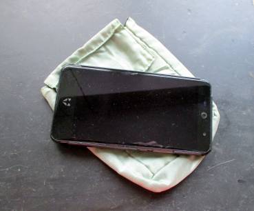Seidenbeutel, Schmuckbeutel, grün/grau, Hülle für Karten,  Verpackung, Beutel, Schmuck