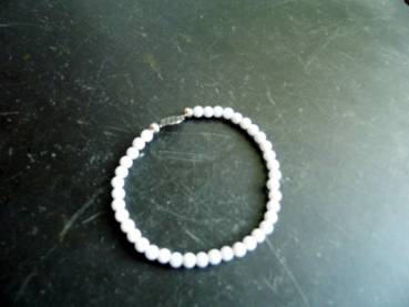 Preview: Armband, Symbolarmband, Chalcedon, hellblau, Blume des Lebens, Silber, Schmuck