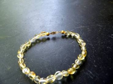 Preview: Armband, Sterlingsilber, vergoldet, Citrin, gelb, Hand von Fatima, Schutz, Schmuck, Frauen