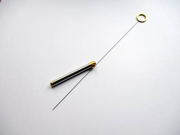 Preview: Tensor, Rute, Edelstahl, Messing , ausziehbar, Rutengehen, Esoterik, Einhandrute