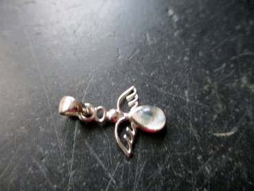 Preview: Engel, Anhänger, Sterlingsilber, Mondstein, weiß, Schmuck, Frauen , Mädchen