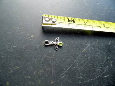 Engel, Anhänger, Sterlingsilber, Peridot, grün, facettiert, Schmuck, Frauen , Mädchen