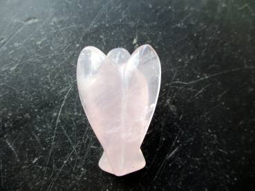 Preview: Engel, Schutzengel, Rosenquarz, Figur, Deko, rosa