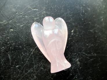 Preview: Engel, Schutzengel, Rosenquarz, Figur, Deko, rosa