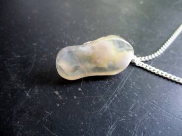 Preview: Kette, Sterlingsilber, Anhänger,  Schuh, Flip Flop, Blumenachat, Schmuck, Frauen