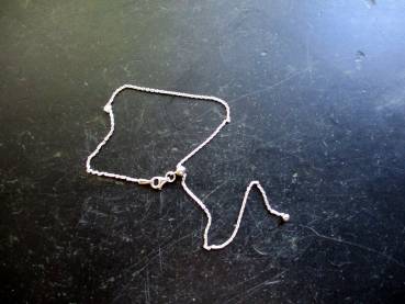 Preview: Armband, Fusskette, Sterlingsilber, verstellbar, Schmuck, Frauen
