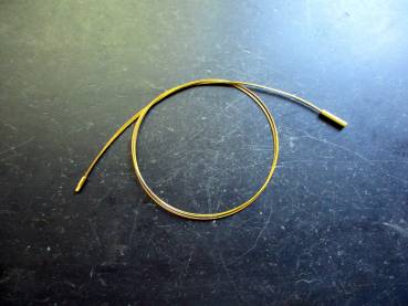 Preview: Kette, Halsreif, Messing, Drehverschluss, goldfarben, vier Stränge, Schmuck