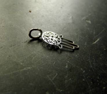 Preview: Anhänger, Hand von Fatima, Hand, Fatima, Sterlingsilber, Schutz