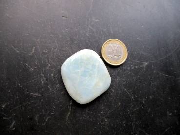 Preview: Edelstein, Handschmeichler, Calcit, blau, Deko, Meditation, Reiki