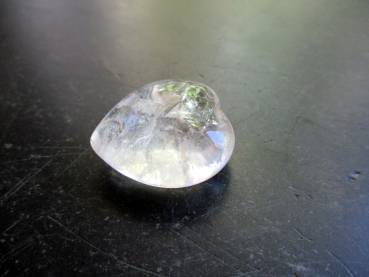 Preview: Herz, Edelsteinherz, Deko, Bergkristall, klar, Hausaltar, Geschenk