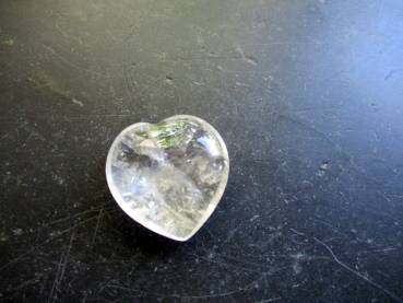 Preview: Herz, Edelsteinherz, Deko, Bergkristall, klar, Hausaltar, Geschenk