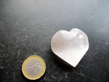 Preview: Herz, Edelsteinherz, Deko, Geschenk, Selenit, schimmernd, Hausaltar