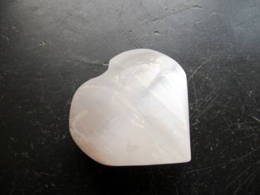 Herz, Edelsteinherz, Deko, Geschenk, Selenit, schimmernd, Hausaltar