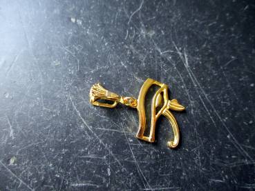 Preview: Auge, Silber, Horusauge, Sterlingsilber, vergoldet, Anhänger, Ägypten, Schutz