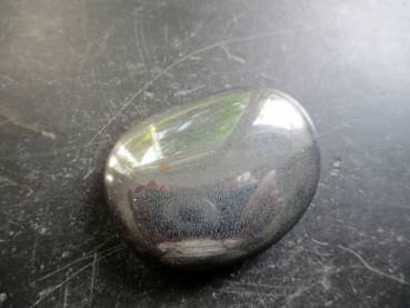 Preview: Handschmeichler, Seifenstein, Hämatit, schwarz, Deko