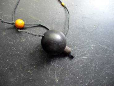 Isis Pendel, Holz, Buche, 7.5 cm, Ebenholz, ägyptisches Pendel