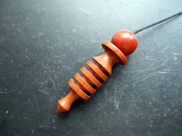 Preview: Isis Pendel, Isispendel, Holz, Ebenholz, pink Ivory, ägyptisches Pendel