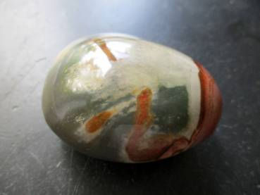 Preview: Seifenstein, Handschmeichler, maxi, Edelstein, Polychrom Jaspis, Jaspis, bunt, Madagaskar