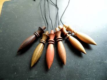 Karnak Pendel, Holz, pink Ivory, Karnakpendel, ägyptische Pendel, Spitzpendel