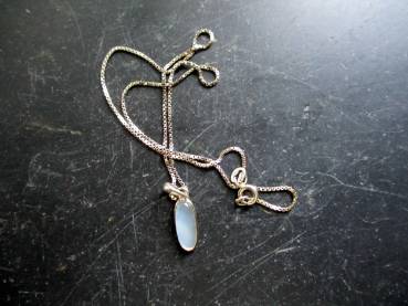 Preview: Anhänger, Mondstein, weiß, Sterlingsilber, Kette, Schmuck, Frauen, Mädchen